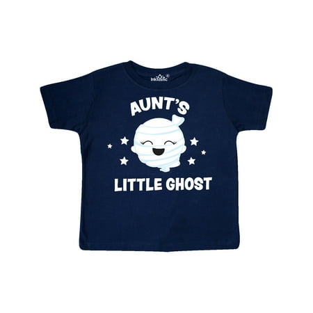 Inktastic Cute Aunt s Little Ghost with Stars Gift Toddler Toddler Girl T-Shirt