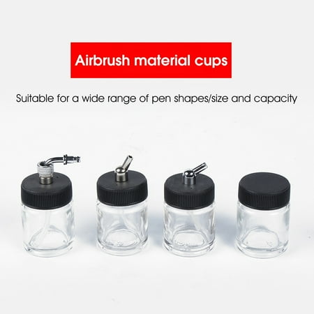 GoFJ 22cc Airbrush Cup Anti Corrosion Sturdy Glass Transparent Airbrush Storage Bottle for Nail Art
GoFJ 22cc Airbrush Cup Anti Corrosion Sturdy Glass Transparent Airbrush Storage Bottle for Nail Art