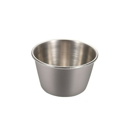 GYMNASTIKA Sauce Cup Stainless Steel Sauce Cup Round Dipping Tomato Condiments Bowl Kitchen Accessory
GYMNASTIKA Sauce Cup Stainless Steel Sauce Cup Round Dipping Tomato Condiments Bowl Kitchen Accessory