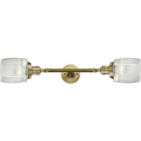 Brushed Brass Tone Bathroom Vanity 6 Wide Steel/Cast Brass/Glass Medium Base 2 Light Fixture
Brushed Brass Tone Bathroom Vanity 6 Wide Steel/Cast Brass/Glass Medium Base 2 Light Fixture
