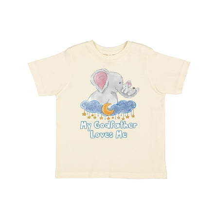 Inktastic My Godfather Loves Me Cute Elephants Cloud Moon and Stars Gift Toddler Boy or Toddler Girl T-Shirt
Inktastic My Godfather Loves Me Cute Elephants Cloud Moon and Stars Gift Toddler Boy or Toddler Girl T-Shirt