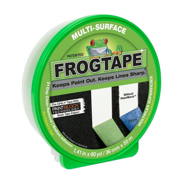 FrogTape Multi-surface Painter's Tape - Green, 1.41 In. x 60 Yd.