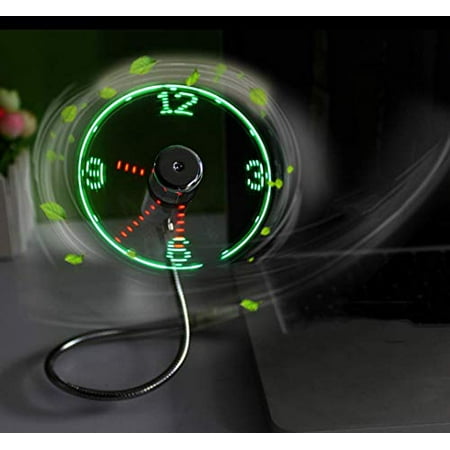 Kbinter USB LED Clock Fan 90mm USB-Powered Portable Mobile USB Fan with Clock LED Light Display Time Mini Gooseneck Fan for Laptop Office Home Travel
Kbinter USB LED Clock Fan 90mm USB-Powered Portable Mobile USB Fan with Clock LED Light Display Time Mini Gooseneck Fan for Laptop Office Home Travel