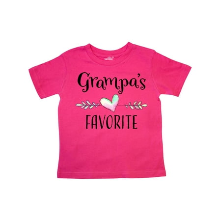 Inktastic Grampas Favorite- Heart Grandchild Gift Toddler Boy or Toddler Girl T-Shirt
Inktastic Grampas Favorite- Heart Grandchild Gift Toddler Boy or Toddler Girl T-Shirt