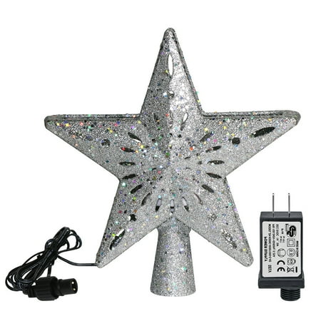 Christmas Tree Projector Light Home Living Room Tree Top Ornament Projector LED Lamp Star Silver Snowstorm US plug
Christmas Tree Projector Light Home Living Room Tree Top Ornament Projector LED Lamp Star Silver Snowstorm US plug