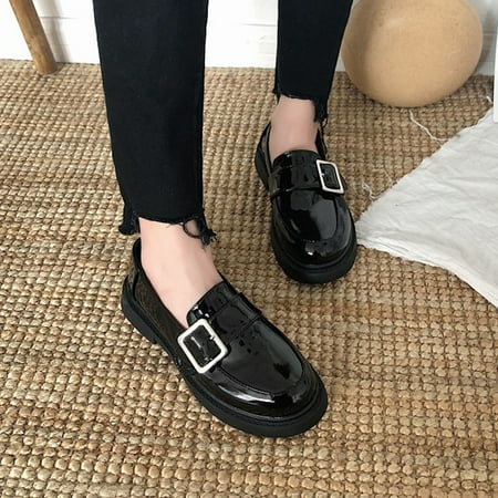 Cathalem Womens Low Heel Shoes Casual Women Glitter Leather Shoes Women Retro British Style Versatile Womens Lace up Shoes Casual BK1 7
Cathalem Womens Low Heel Shoes Casual Women Glitter Leather Shoes Women Retro British Style Versatile Womens Lace up Shoes Casual BK1 7