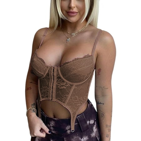 Liangchengmei Women s Lace Up Sleeveless V Neck Vest Tank Cami Crop Top Bustier Corset
Liangchengmei Women s Lace Up Sleeveless V Neck Vest Tank Cami Crop Top Bustier Corset
