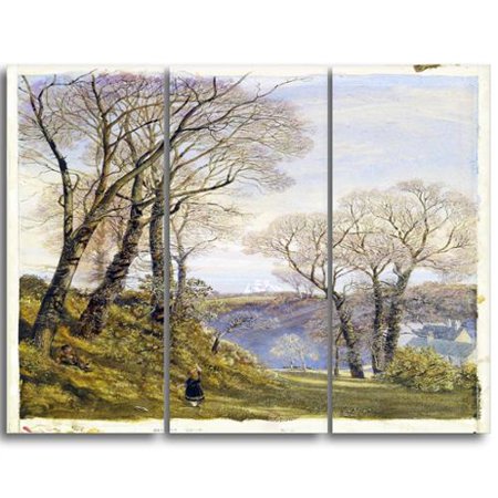 DESIGN ART 'John Brett - February in the Isle of Wight' Canvas Art Print