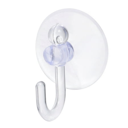 Uxcell 25mm Dia Rubber Suction Cup Nonslip Hook for Window Glass Wall 23pcs