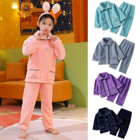 Little Kid and Toddler Boys Girls 2-Piece Pajama Set 1-2 Years (Flannel Top & Bottom)
Little Kid and Toddler Boys Girls 2-Piece Pajama Set 1-2 Years (Flannel Top & Bottom)