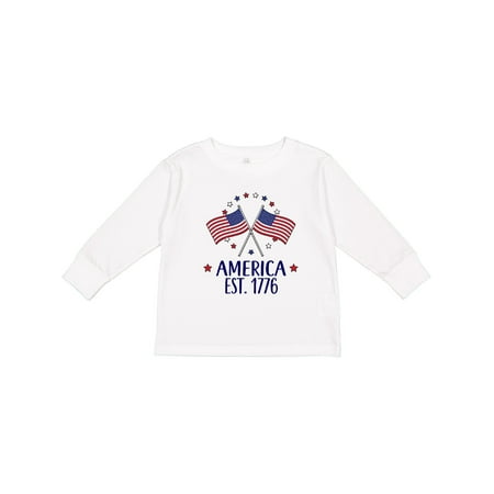 Inktastic America Est 1776 4th of July Gift Toddler Boy or Toddler Girl Long Sleeve T-Shirt
Inktastic America Est 1776 4th of July Gift Toddler Boy or Toddler Girl Long Sleeve T-Shirt