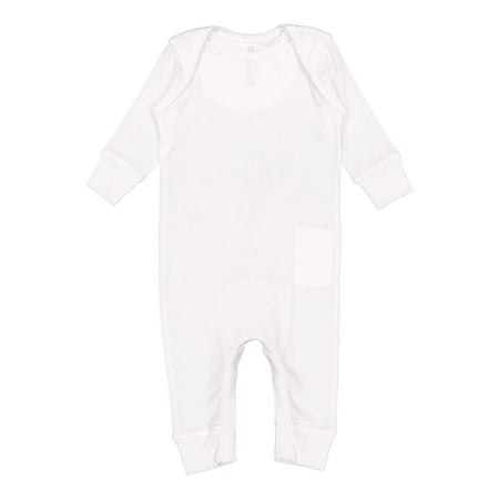 Rabbit Skins Infant Long Legged Baby Rib Bodysuit