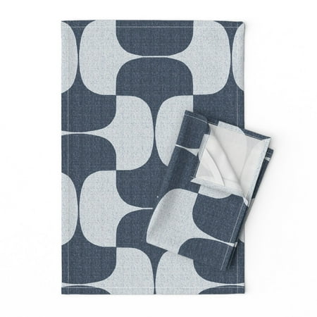 Printed Tea Towel Linen Cotton Canvas - Bold Minimal Blue White Mid Century Mod China Mushroom Texture Print Decorative Kitchen Towel by Spoonflower
Printed Tea Towel Linen Cotton Canvas - Bold Minimal Blue White Mid Century Mod China Mushroom Texture Print Decorative Kitchen Towel by Spoonflower