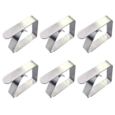 12PCS Square Stainless Steel Tablecloth Clips Adjustable Table Skirt Clamps Fixers for Home Party
12PCS Square Stainless Steel Tablecloth Clips Adjustable Table Skirt Clamps Fixers for Home Party