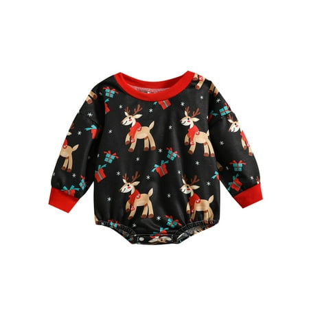 Musuos Baby Boy Girl Christmas Bodysuit One Piece Romper Outfit Long Sleeve Jumpsuit
Musuos Baby Boy Girl Christmas Bodysuit One Piece Romper Outfit Long Sleeve Jumpsuit