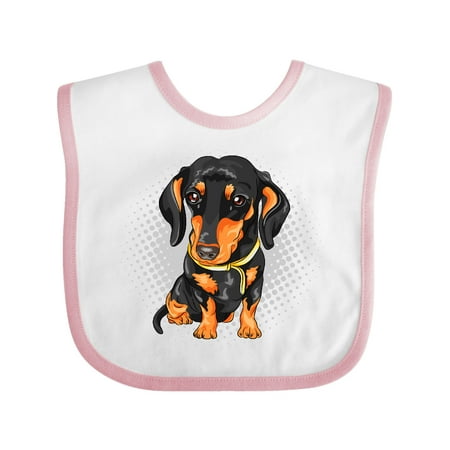 Inktastic Dachshund Dog Gift Idea Gift Baby Boy or Baby Girl Bib