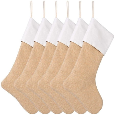 Dido 6PCS/Set Sock Bag Burlap Stocking Pouch Hanging Sock Pocket Decoration Christmas Ornament for Gift Candy
Dido 6PCS/Set Sock Bag Burlap Stocking Pouch Hanging Sock Pocket Decoration Christmas Ornament for Gift Candy