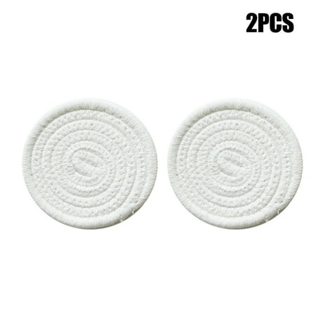 Journey Vintage Woven Coasters Thicken Heat-Resistant Round Drinks Water Absorbent Coasters for Home Table Decoration(White)
Journey Vintage Woven Coasters Thicken Heat-Resistant Round Drinks Water Absorbent Coasters for Home Table Decoration(White)