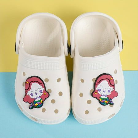 Toddler Kids Boys Girls EVA Garden Clogs With Shoes Charms Breathable Sandals And Slippers