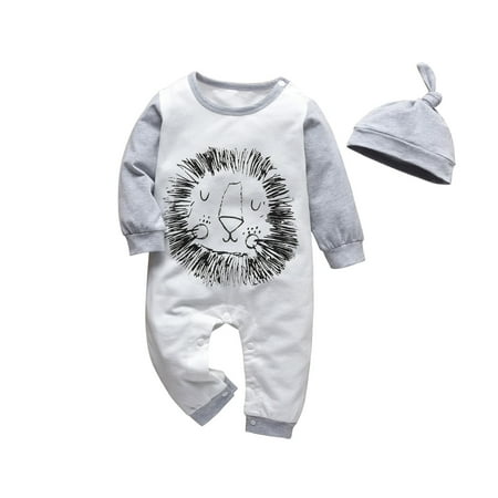Christmas Clearance! SuoKom Baby Boys Girls Bodysuit Infants Pure Cotton Coverall Long Sleeve Cartoons Stripe Print Hat Outfit Casual Jumpsuit Baby Clothes Essentials (0-18 Months)
Christmas Clearance! SuoKom Baby Boys Girls Bodysuit Infants Pure Cotton Coverall Long Sleeve Cartoons Stripe Print Hat Outfit Casual Jumpsuit Baby Clothes Essentials (0-18 Months)