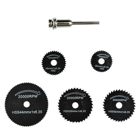 BMForward Metal For Circular Woodworking Saw 6Pcs Discs Cutting Faucets