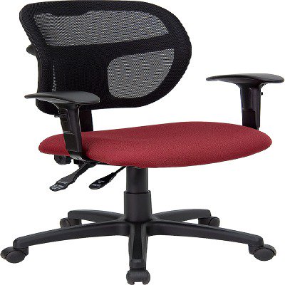 Burgundy Mesh Chair FLSWLA7671SYGBYAGG