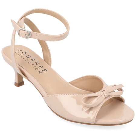 Journee Collection Womens Jennifer Kitten Heel Ankle Strap Open Toe Pumps
Journee Collection Womens Jennifer Kitten Heel Ankle Strap Open Toe Pumps