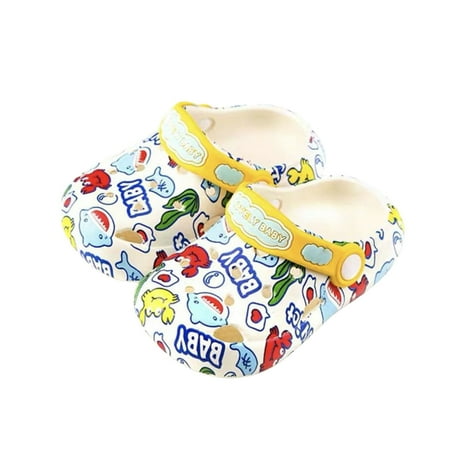 LSFYSZD Kids Sandals Summer Cartoon Patterns Hollow Out Walking Shoes Footwear for Girls Boys