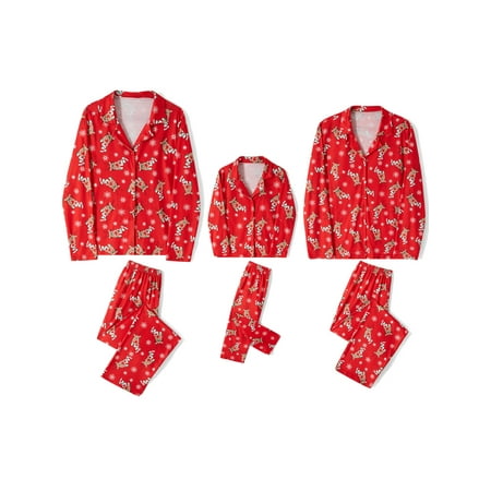 Liangchengmei Matching Family Christmas Pajamas Set Long Sleeve Festival Party Pj Sets Holiday Warm Sleepwear Button-Down Loungewear
Liangchengmei Matching Family Christmas Pajamas Set Long Sleeve Festival Party Pj Sets Holiday Warm Sleepwear Button-Down Loungewear