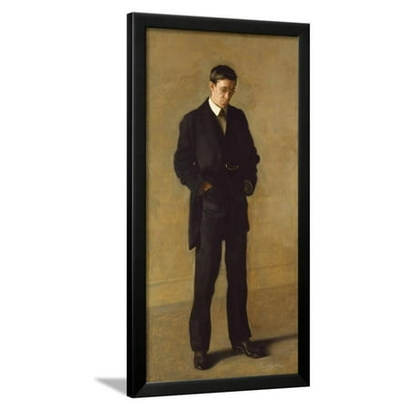 The Thinker: Portrait of Louis N. Kenton, 1900 Framed Print Wall Art By Thomas Cowperthwait Eakins