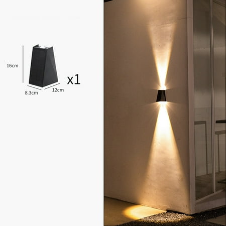 Toyella Solar Outdoor Corridor Waterproof Wall Lamp Aircraft payment