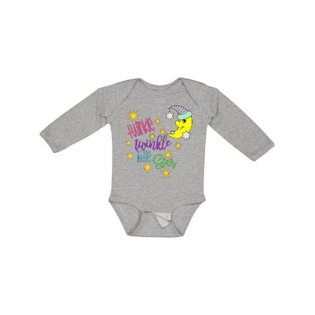 Inktastic Twinkle Twinkle Little Star with Yellow Moon in Night Cap Gift Baby Boy or Baby Girl Long Sleeve Bodysuit
Inktastic Twinkle Twinkle Little Star with Yellow Moon in Night Cap Gift Baby Boy or Baby Girl Long Sleeve Bodysuit