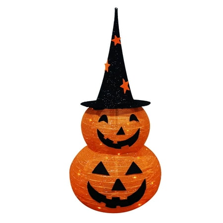 Folding Cloth Glowing Shaped Telescopic Cloth String Ornament