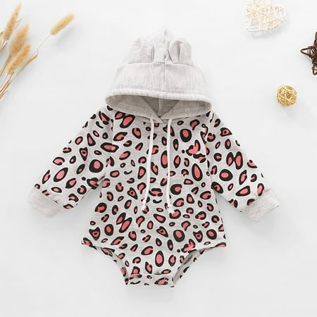 Hunpta Infant Boys Girls Autumn Winter Long Sleeve Leopard Print Bears Ears Hooded Romper Newborn Bodysuits
Hunpta Infant Boys Girls Autumn Winter Long Sleeve Leopard Print Bears Ears Hooded Romper Newborn Bodysuits