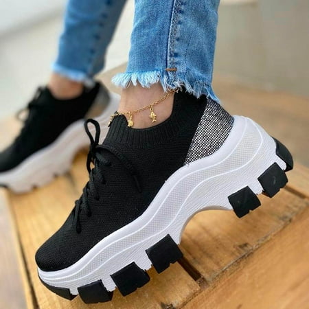 Up to 30% off Zanvin Women s Fashion Sneakers Clearance Casual Work Shoes Non Slip Running Shoes Athletic Sneakers Thick Soled Sports Walking Shoes Black Size 5.5
Up to 30% off Zanvin Women s Fashion Sneakers Clearance Casual Work Shoes Non Slip Running Shoes Athletic Sneakers Thick Soled Sports Walking Shoes Black Size 5.5
