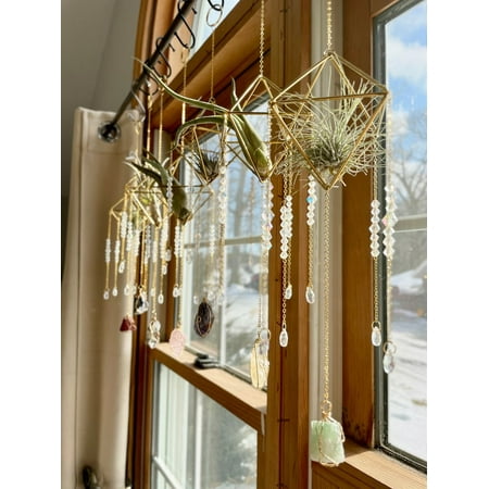 for Window Wire Wrapped Crystal Air Plant Hanging Rainbow Decor Teardrop Beads Gifts for Her Gifts for Him
for Window Wire Wrapped Crystal Air Plant Hanging Rainbow Decor Teardrop Beads Gifts for Her Gifts for Him