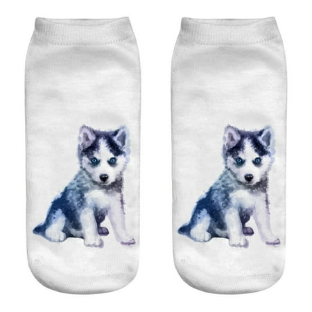 STEADY Cute Casual Cotton Socks 3D Printing Medium Socks Cartoon Socks Sports Socks
