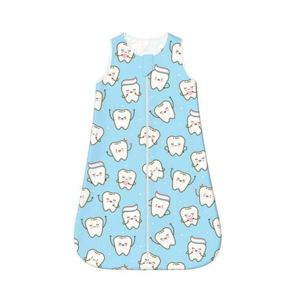 Cauagu Cute Teeth for Infant Wearable Blanket Unisex Girl Boy Swaddle Transition Sack - Newborn Essentials Sleep Clothes-X-Large
Cauagu Cute Teeth for Infant Wearable Blanket Unisex Girl Boy Swaddle Transition Sack - Newborn Essentials Sleep Clothes-X-Large