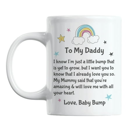 Letter from Bump for Daddy or Dad to Be White Ceramic Coffee & Tea Mug (11oz)
Letter from Bump for Daddy or Dad to Be White Ceramic Coffee & Tea Mug (11oz)