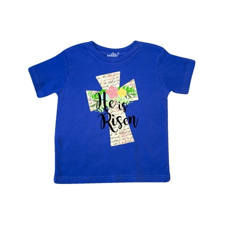 Inktastic He is Risen Cross with Script and Flowers Gift Toddler Boy or Toddler Girl T-Shirt
Inktastic He is Risen Cross with Script and Flowers Gift Toddler Boy or Toddler Girl T-Shirt