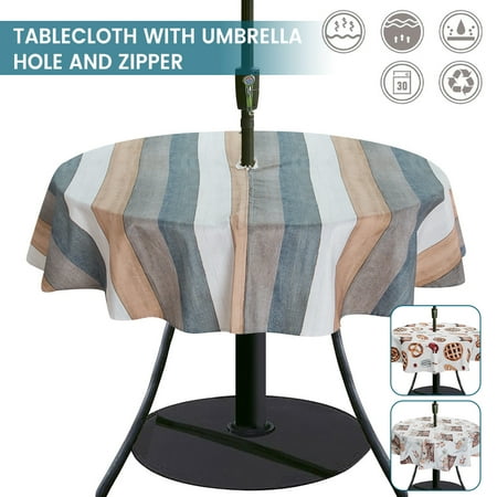 Protoiya Round Tablecloth Waterproof & Stain Resistant Wrinkle Free Fabric Washable 600D Oxford Cloth Table Protector with Zipper for Camping Picnic Outdoor(High Quality Low Price Clearance)
Protoiya Round Tablecloth Waterproof & Stain Resistant Wrinkle Free Fabric Washable 600D Oxford Cloth Table Protector with Zipper for Camping Picnic Outdoor(High Quality Low Price Clearance)