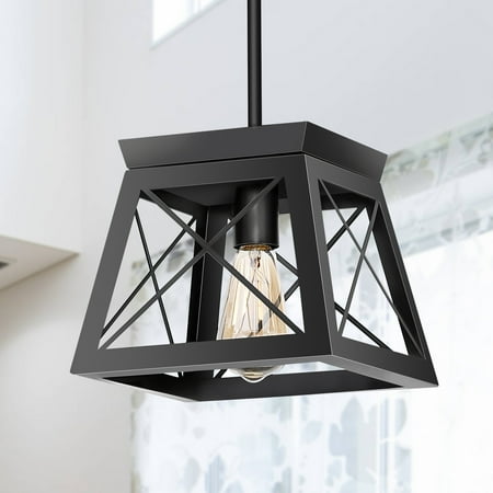 Black Farmhouse Pendant Light Fixture Vintage Pendant Light Chandelier Industrial Hanging Lighting E26 Base 1 Light
Black Farmhouse Pendant Light Fixture Vintage Pendant Light Chandelier Industrial Hanging Lighting E26 Base 1 Light