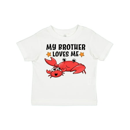 Inktastic My Brother Loves Me- Cute Crab Family Gift Toddler Boy or Toddler Girl T-Shirt
Inktastic My Brother Loves Me- Cute Crab Family Gift Toddler Boy or Toddler Girl T-Shirt