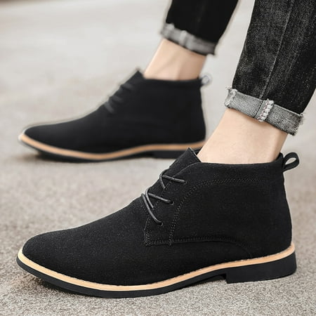 Cathalem Nicks Boots Mens Fashion Men s Classic Business Leather Shoes Suede Front Lace Up Short Boots Boots for Men Cowboy Black 10
Cathalem Nicks Boots Mens Fashion Men s Classic Business Leather Shoes Suede Front Lace Up Short Boots Boots for Men Cowboy Black 10