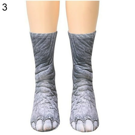 NUZYZ Unisex 3D Simulation Animal Paw Hoof Adult Children Soft Elastic Cotton Socks Elephant#
NUZYZ Unisex 3D Simulation Animal Paw Hoof Adult Children Soft Elastic Cotton Socks Elephant#