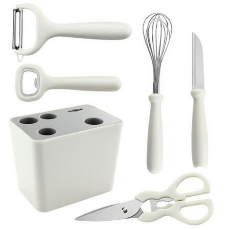 Leking Kitchen Gadgets Set 6 Pieces Kitchen Tool and Gadget Set With Block Easy To Clean Kitchen Utensil Set Cooking Utensils For Nonstick Cookware Fruit Complementary Food Tool Set generous
Leking Kitchen Gadgets Set 6 Pieces Kitchen Tool and Gadget Set With Block Easy To Clean Kitchen Utensil Set Cooking Utensils For Nonstick Cookware Fruit Complementary Food Tool Set generous