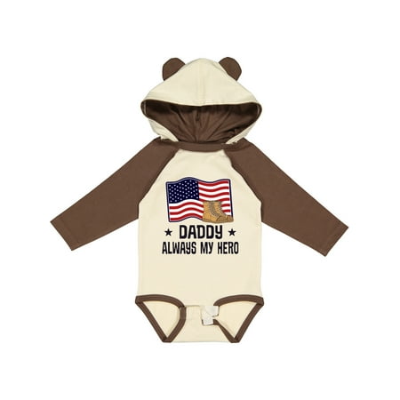 Inktastic Military Daddy Always My Hero Gift Baby Boy or Baby Girl Long Sleeve Bodysuit
Inktastic Military Daddy Always My Hero Gift Baby Boy or Baby Girl Long Sleeve Bodysuit