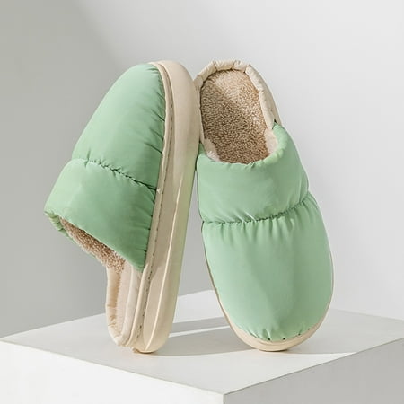 Slippers for Women Winter Couples Women Down Warm Home Baotou Soft Bottom Comfortable Solid Color Flat Cotton Slippers Green 8.5 Slippers for Men
Slippers for Women Winter Couples Women Down Warm Home Baotou Soft Bottom Comfortable Solid Color Flat Cotton Slippers Green 8.5 Slippers for Men