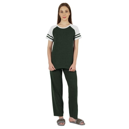 Inkmeso Solid Sleepwear Pajama Set For WoMen s Raglan Sleeve Nightwear Pj Loungewear Sets
Inkmeso Solid Sleepwear Pajama Set For WoMen s Raglan Sleeve Nightwear Pj Loungewear Sets