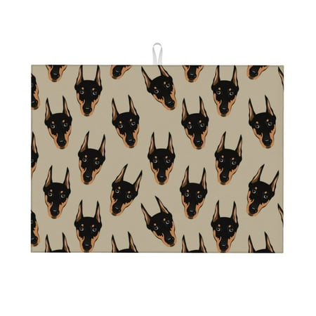 Dish Drying Mats for Kitchen Counter - Cute black dog 18x24in Dish Drying Pad Coffee Mat with Hanging Loop Super Absorbent Kitchen Counter Mat Coffee Bar Accessories
Dish Drying Mats for Kitchen Counter - Cute black dog 18x24in Dish Drying Pad Coffee Mat with Hanging Loop Super Absorbent Kitchen Counter Mat Coffee Bar Accessories